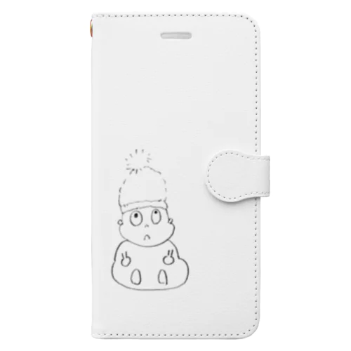 おもちくん Book-Style Smartphone Case