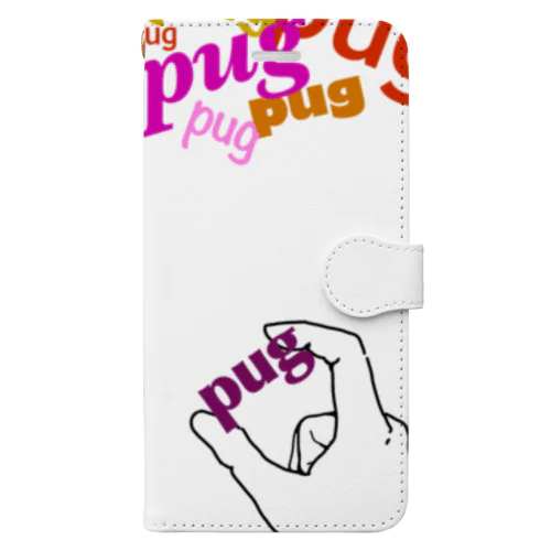 集めるpug Book-Style Smartphone Case