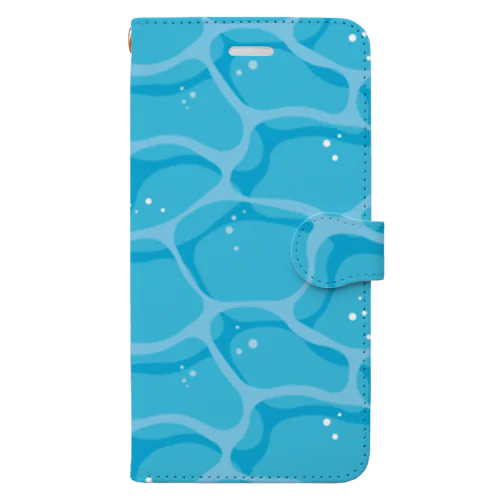 海の模様 Book-Style Smartphone Case