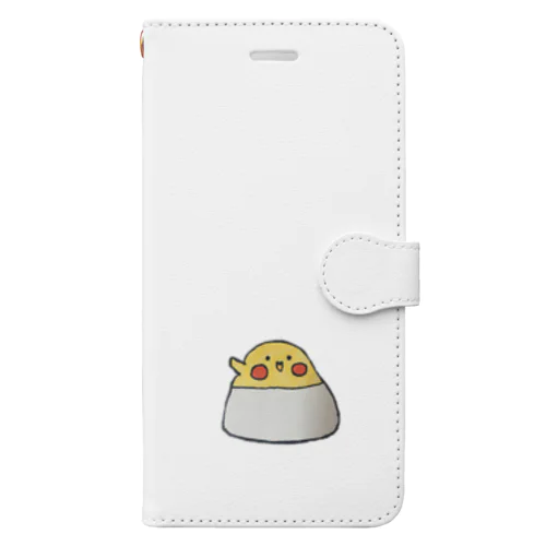 オカめん携帯ケース Book-Style Smartphone Case