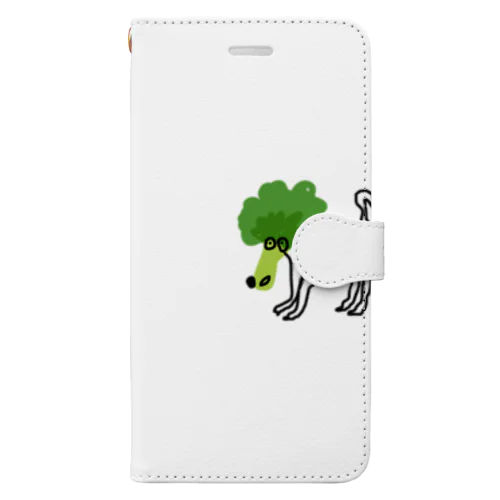 ぶろっこだわん Book-Style Smartphone Case