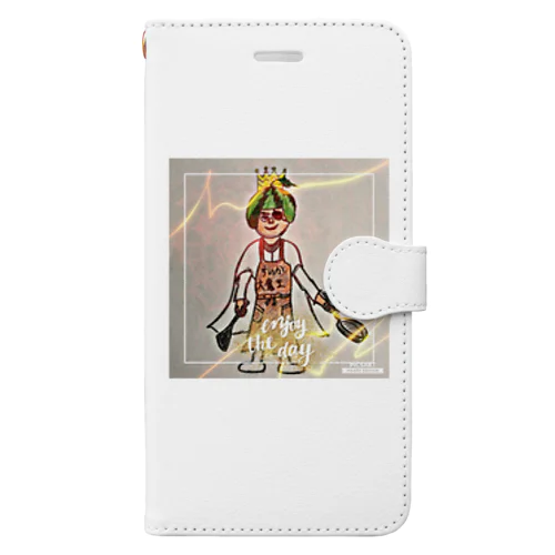 すいか大魔王 ｶﾗｰ（柚 YUZU オリジナル ） Book-Style Smartphone Case