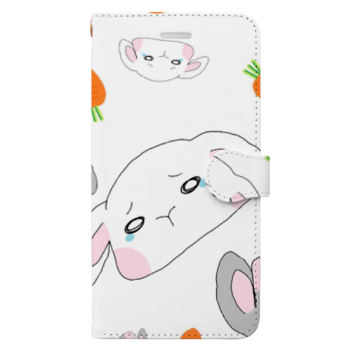 ぴえんU.SA　ランダム×にんじん Book-Style Smartphone Case