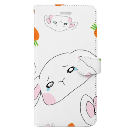 ぴえんU.SA　ランダム×にんじん　ノーマル Book-Style Smartphone Case