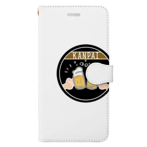 kanpaiロゴ Book-Style Smartphone Case