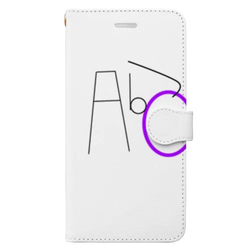 Abc手帳ケース君 Book-Style Smartphone Case