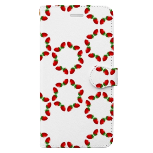 STRAWBERRY CIRCLE Book-Style Smartphone Case