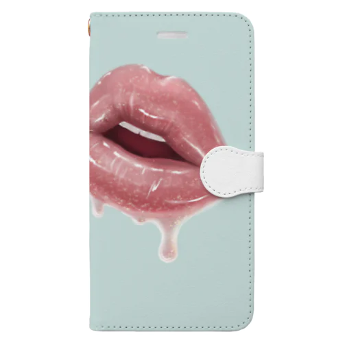 Juicy lip pink Book-Style Smartphone Case