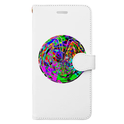 パターン005:crazy sphere Book-Style Smartphone Case