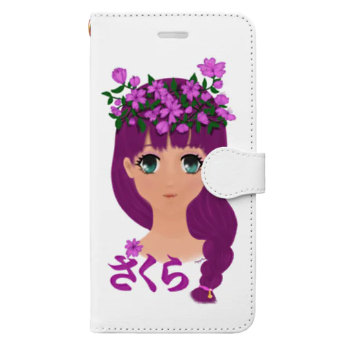 さくらちゃん Book-Style Smartphone Case