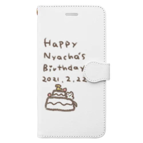 NYACHA Birthday 2021 手帳型スマホケース