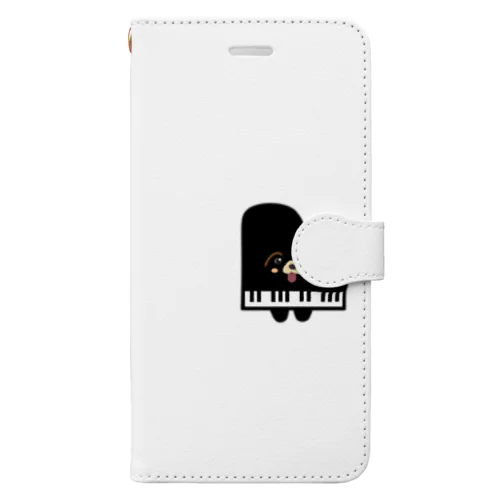 ぽめだるまピアノ Book-Style Smartphone Case