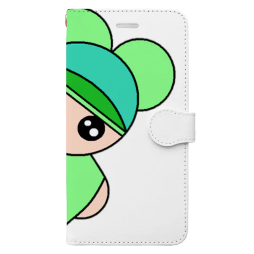 木の妖精もっくん Book-Style Smartphone Case