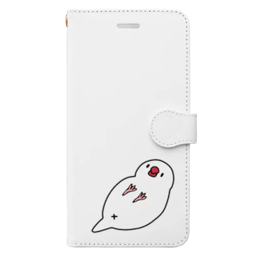 にぎころ文鳥 Book-Style Smartphone Case