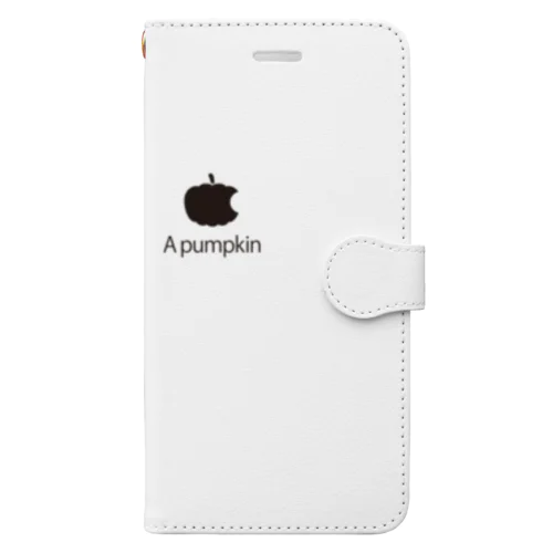 A pumpkin パンプキン ロゴ Book-Style Smartphone Case