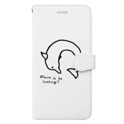 イリュージョンイルカ Book-Style Smartphone Case