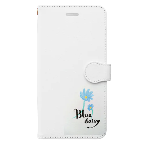 ブルーデージー Book-Style Smartphone Case