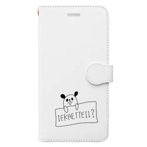 そっと自己主張パンダ Book-Style Smartphone Case