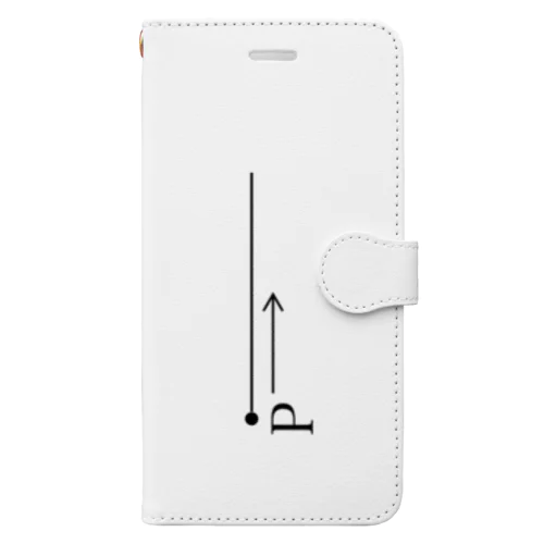 動く点P スマホケース Book-Style Smartphone Case