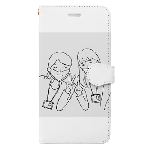 マスクの下で Book-Style Smartphone Case