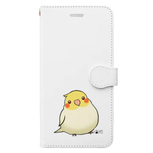 *KAKAPO*のふんわりオカメインコちゃん(るちの) Book-Style Smartphone Case