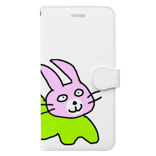 うさぎです。 Book-Style Smartphone Case