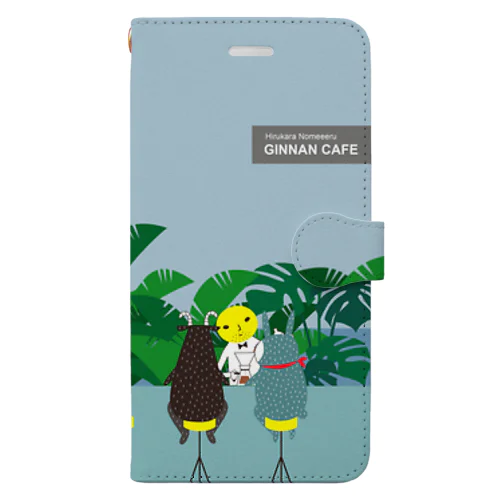 ぎんなんカフェ Book-Style Smartphone Case