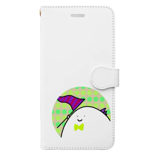 きょうりゅうくん(丸) Book-Style Smartphone Case