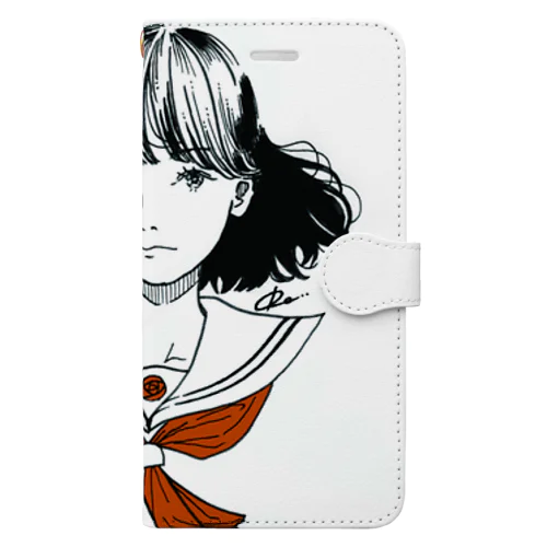 『垣間見るキミ』 Book-Style Smartphone Case