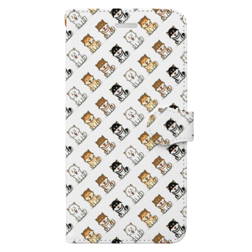 shiba-dogs  Book-Style Smartphone Case