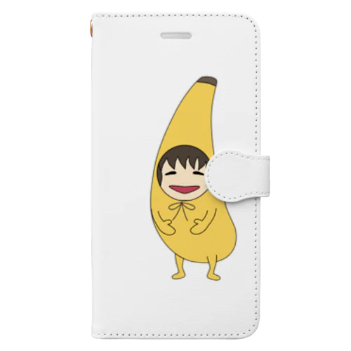 バナナのゆみ Book-Style Smartphone Case