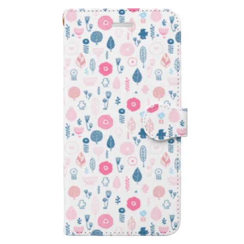 scandinavian pink Book-Style Smartphone Case