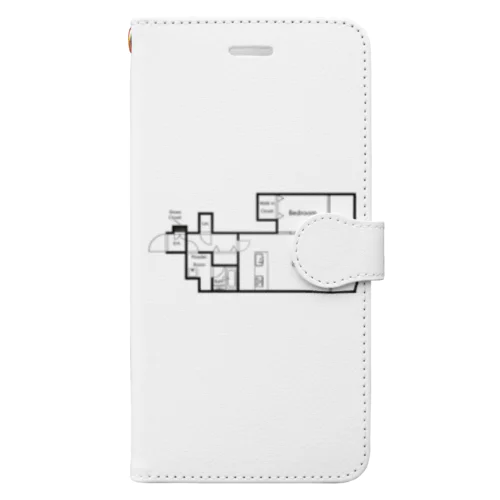 理想の間取り Book-Style Smartphone Case