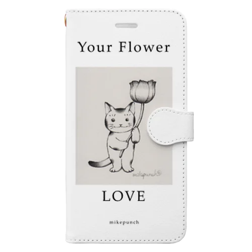 YOUR FLOWER LOVE 手帳型スマホケース