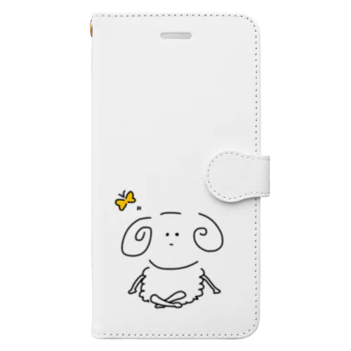 仰ぐ羊くん Book-Style Smartphone Case