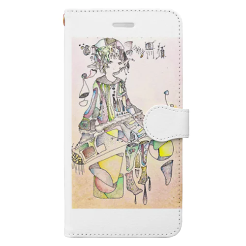 ピエロっさん Book-Style Smartphone Case