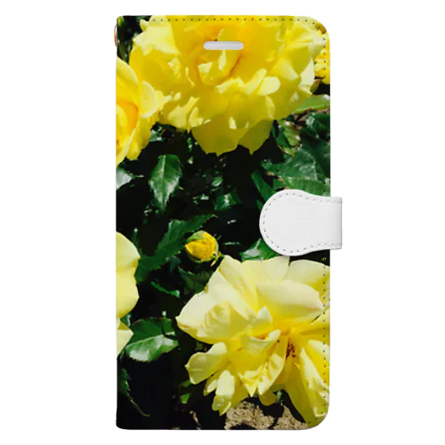 Yellow Rose 手帳型スマホケース