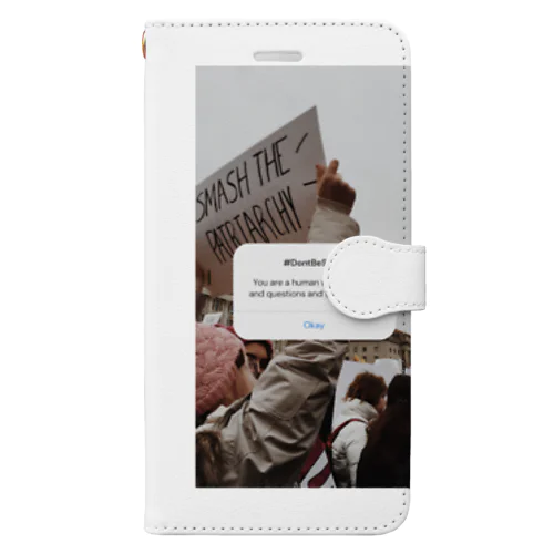 Don'tBeSilent&SmashThePatriarch Book-Style Smartphone Case