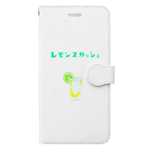 夏デザイン「レモンスカッシュ」（Tシャツ・パーカー・グッズ・ETC） Book-Style Smartphone Case