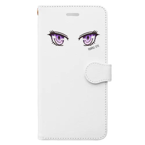 PURPLE EYE  -ﾊﾟｰﾌﾟﾙ ｱｲ- Book-Style Smartphone Case