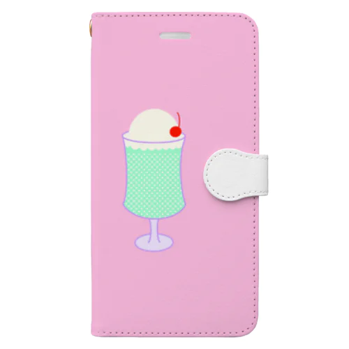 クリームソーダ Book-Style Smartphone Case