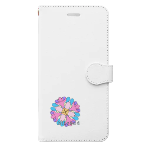 花柄ファンタスティック！ Book-Style Smartphone Case