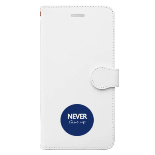 NEVER Give up Book-Style Smartphone Case