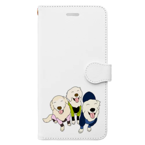 うちの子1番☆サリー＆すみれ＆六花 ② Book-Style Smartphone Case