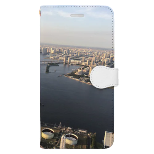 憧れの都会 手帳型スマホケース