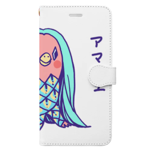 アマビエ（南の海の） Book-Style Smartphone Case