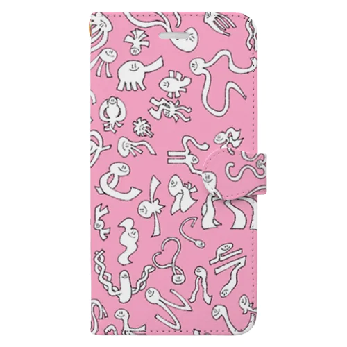 ふにゃふにゃくんたち Book-Style Smartphone Case