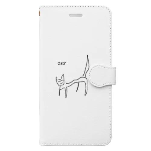 cat? 手帳型スマホケース