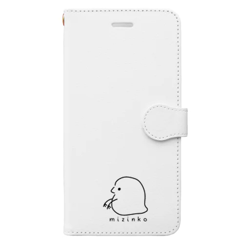 泳げないミジンコ 手帳型スマホケース