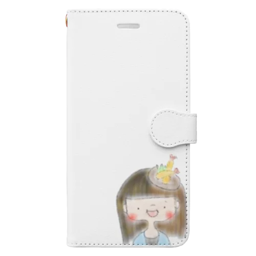 海老フライGIRL 手帳型スマホケース